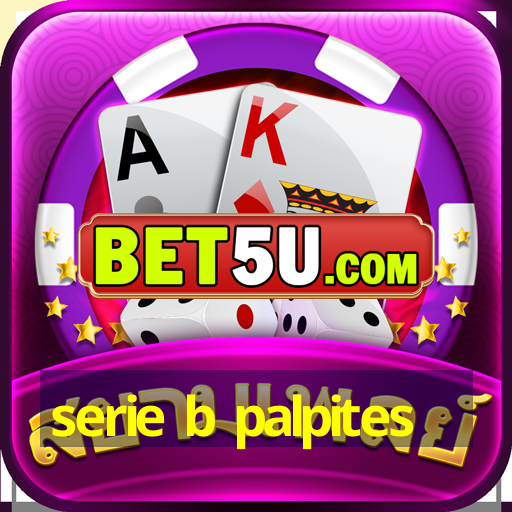 serie b palpites